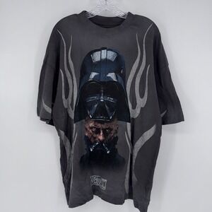 Darc Sport X Star Wars Darth Vader Ashes Of The Dark V2 Oversized Large Grey Tee